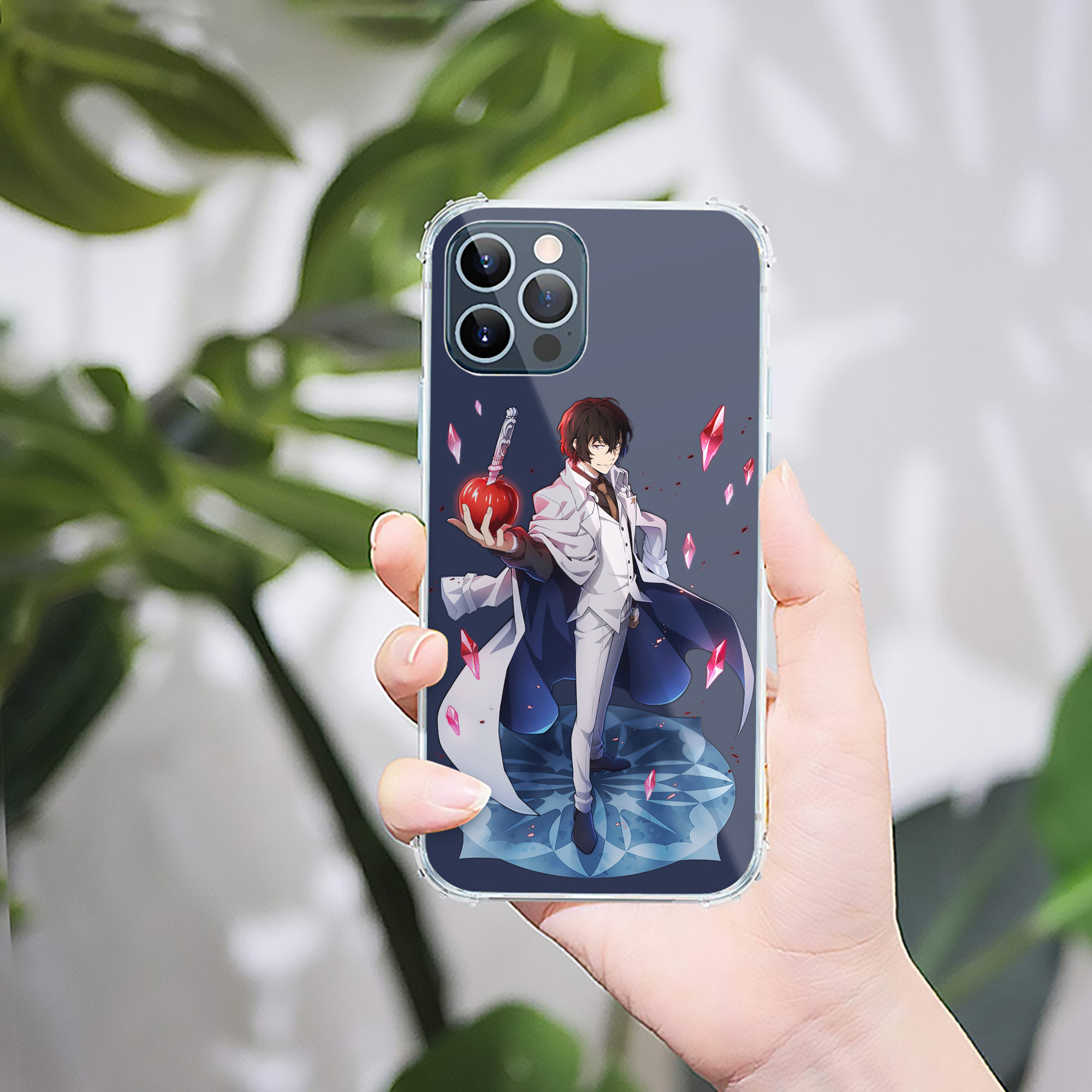 （画像用） 文豪ストレイドッグス Bungo Stray Dogs 【iPhone 12シリーズ対応】透明スマホケース（クリアソフトケース）